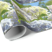 Hortensia bloemen inpakpapier Cadeauverpakking op (Rol Hoek)