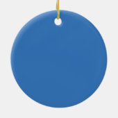 Hortensia Bloemen Keramisch Ornament (Achterkant)