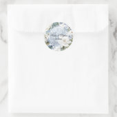 Hortensia Bloemen Ronde Sticker (Tas)