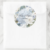 Hortensia Bloemen Ronde Sticker (Tas)