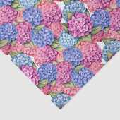 Hortensia Bloemen  Tissuepapier (Detail)