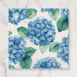 Hortensia Blues Bloemschildering in Waterverf Bota Bedankjes Labels
