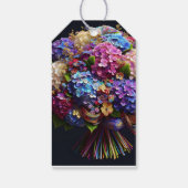 Hortensia boeket, door Natasha Us Cadeaulabel (Achterkant)