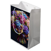 Hortensia boeket, door Natasha Us Medium Cadeauzakje (Achterkant Gekanteld)