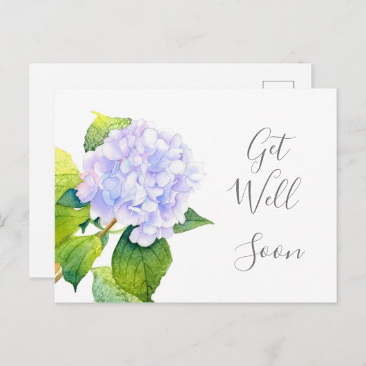 Hortensia Briefkaart (Voorkant / Achterkant)