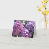 hortensia-briefkaart kaart (Gele Bloem)
