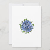 Hortensia Bruiloft Feest Uitnodigingen Met Envelop (Achterkant)