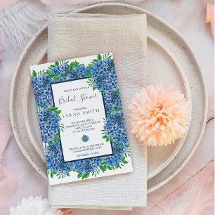 Hortensia Bruiloft Feest Uitnodigingen Met Envelop