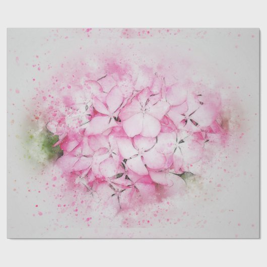 Hortensia Cadeaupapier (Vlak)