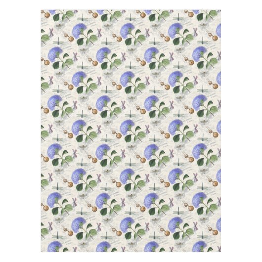 Hortensia Collage Tafelkleed (Voorkant)