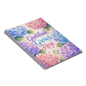 Hortensia: Dankbaarheid groeit hier Notitieboek (Rechterzijde)