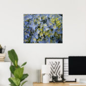 hortensia en fleur poster (Thuiskantoor)