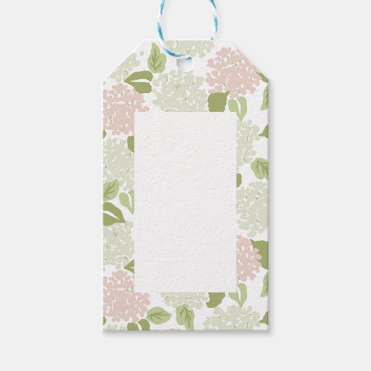  hortensia floral preppy classic cadeaulabel (Voorkant)