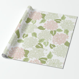  hortensia floral preppy classic cadeaupapier