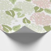  hortensia floral preppy classic cadeaupapier (Hoek)
