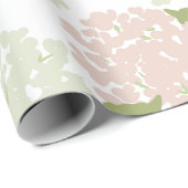  hortensia floral preppy classic cadeaupapier (Rol Hoek)