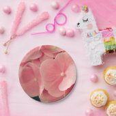 Hortensia Hydrangea roze pastel bloemen bloemen Papieren Bordje (Feest)