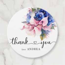 Hortensia | Lelie Bloemen  Bedankjes Labels