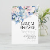 hortensia | Lelies Floral | VRIJGEZELLENFEEST Kaart (Staand voorkant)