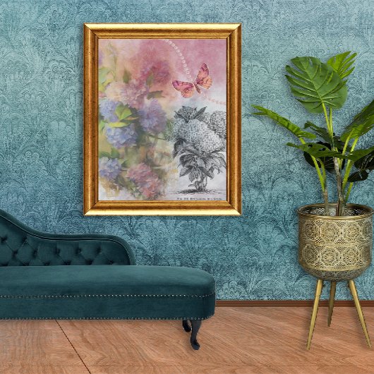 Hortensia Luxe Elegantie Poster