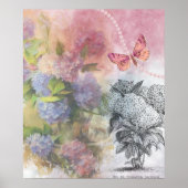Hortensia Luxe Elegantie Poster (Voorkant)