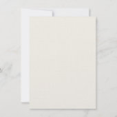 Hortensia & Met Jaren Trouwreceptie Kaart (Achterkant)