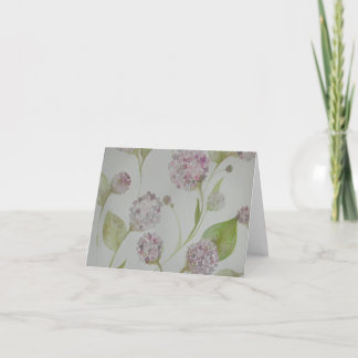 Hortensia Notes Bedankkaart