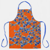 Hortensia Oranje en Blauw Schort (Voorkant)