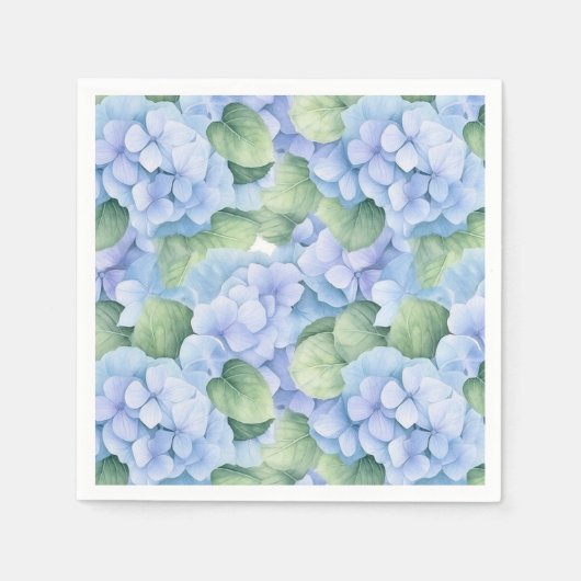 Hortensia Papieren Servetten (Voorkant)