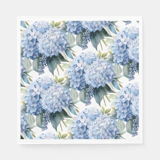 Hortensia Papieren Servetten (Voorkant)