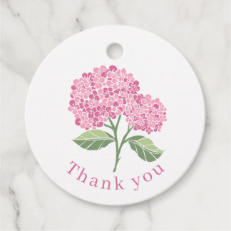Hortensia Roze Bedankjes Labels