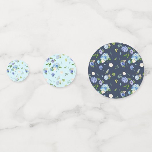 Hortensia Tafel Confetti Decoratie (Voorkanten)