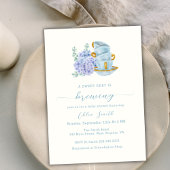  hortensia Tea Party Brouwen Baby shower Kaart