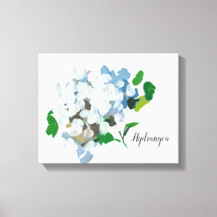 Hortensia Watercolor Canvas Print