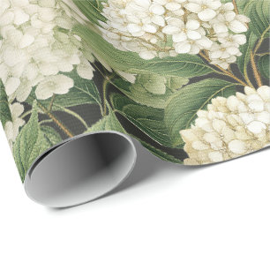 Hortensia waterverf bloem Boho retro bloemen Cadeaupapier