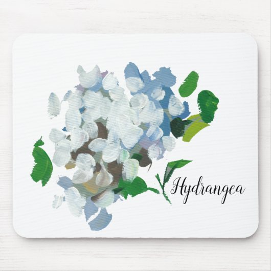Hortensia waterverf muismat (Voorkant)