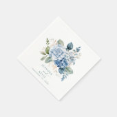 Hortensia Wedding Servet (Hoek)