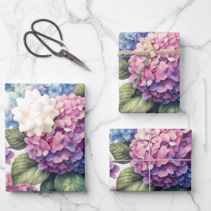 hortensia zomer bloemen bloem botanische tuin inpakpapier vel