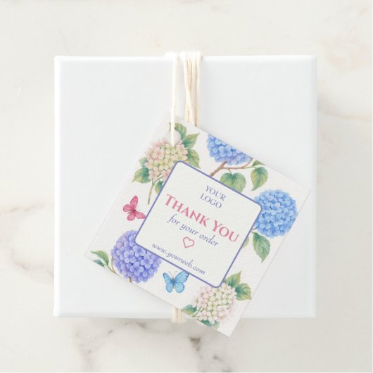  hortensia's Business Dank u Label (In situ)