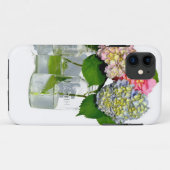 hortensia's en metselpot Case-Mate iPhone case (Achterkant (horizontaal))