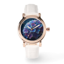 Hortensia's Floral Paarse en Blauw