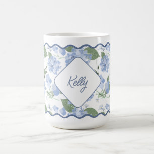 Hortensia's Girly Classy gepersonaliseerde kust Koffiemok
