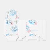 Hortensia's Pastel Bloei Bedankdoosjes (Uitgevouwen)