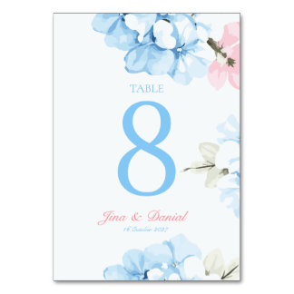 Hortensia's Pastel Bloei Kaart