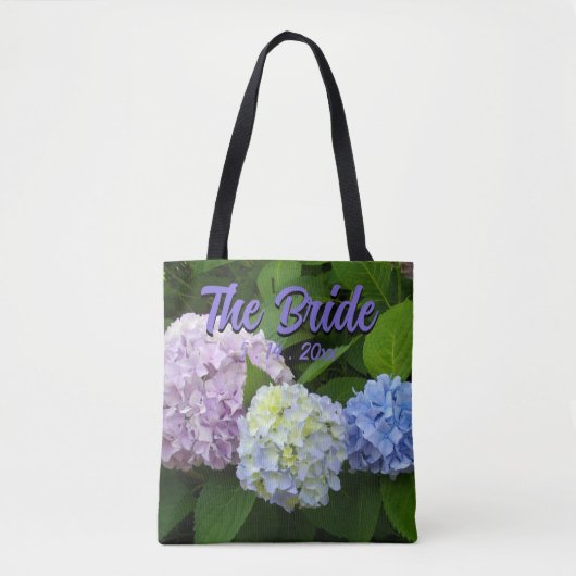 Hortensia's, voor de Bruid Tote Bag (Voorkant)