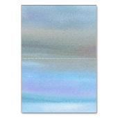 Hortensia's waterverf bloemen bruiloft escort kaar kaart (Achterkant)