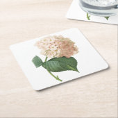 hortensie (Hydrangea sp.) door Redouté Kartonnen Onderzetters (Schuin)