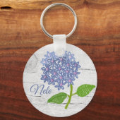 Hortensie, personalisiert Sleutelhanger (Voorkant)