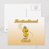 Horticultural Chick Briefkaart (Voorkant / Achterkant)