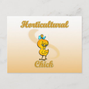 Horticultural Chick Briefkaart